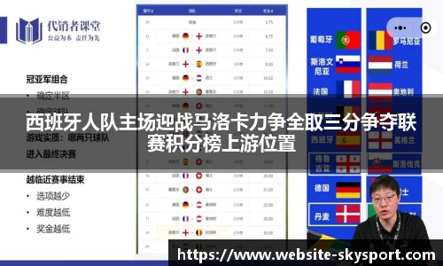 西班牙人队主场迎战马洛卡力争全取三分争夺联赛积分榜上游位置